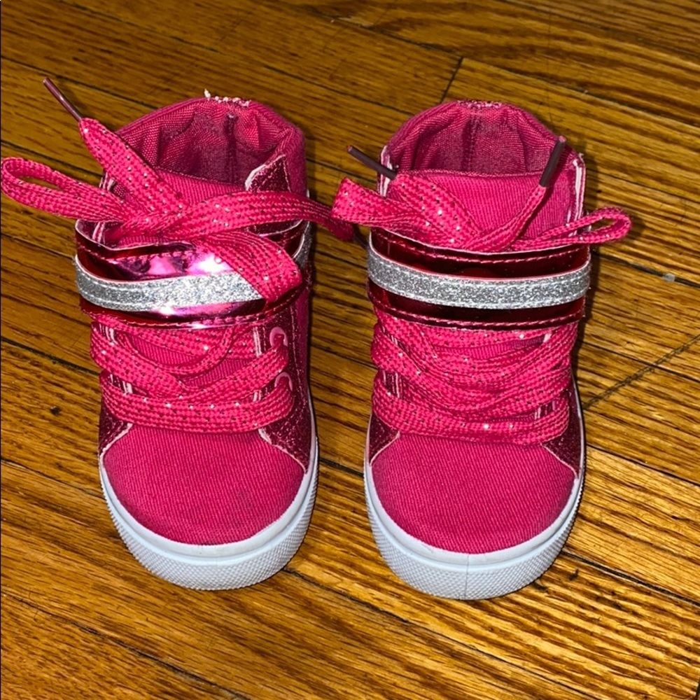Hot pink Canvas Sneakers for Toddler Size 5
